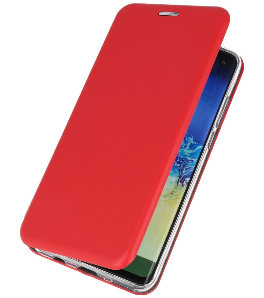 Schlanke Folio Hülle für Samsung Galaxy A41 Rot
