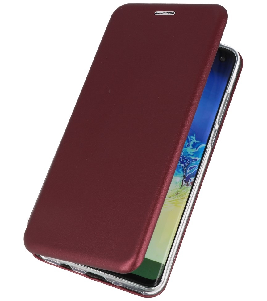 Funda Slim Folio para Samsung Galaxy A41 Burdeos Rojo