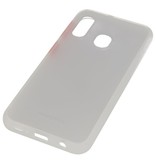 Combinación de colores Estuche rígido para Galaxy A11 Transparente