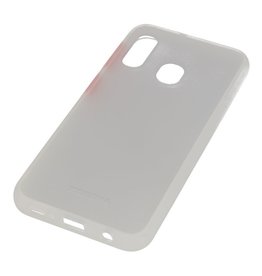 Combinación de colores Estuche rígido para Galaxy A11 Transparente