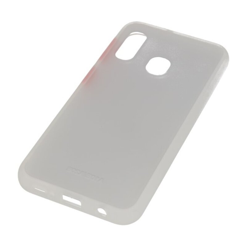 Étui rigide à combinaison de couleurs pour Galaxy A11 Transparent