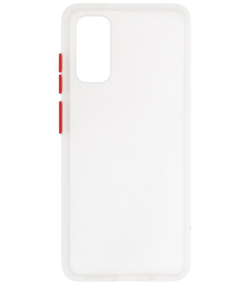 Farvekombination Hård taske til Galaxy A41 Transparent