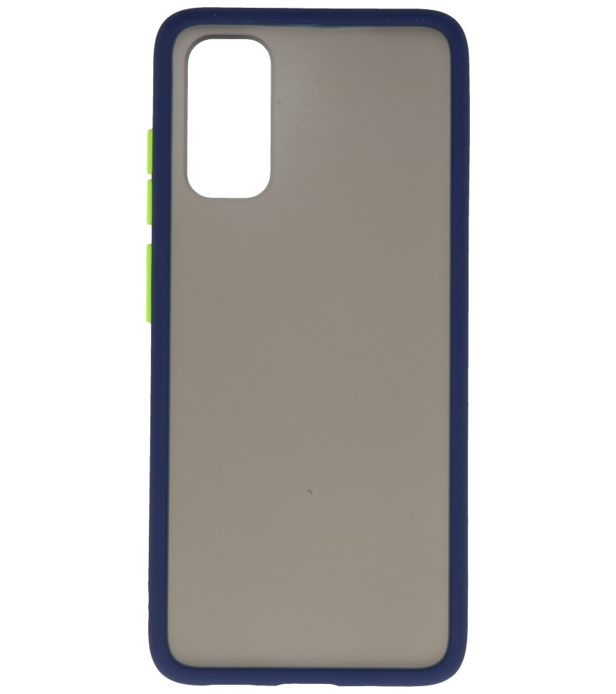 Kleurcombinatie Hard Case voor Galaxy A41 Blauw