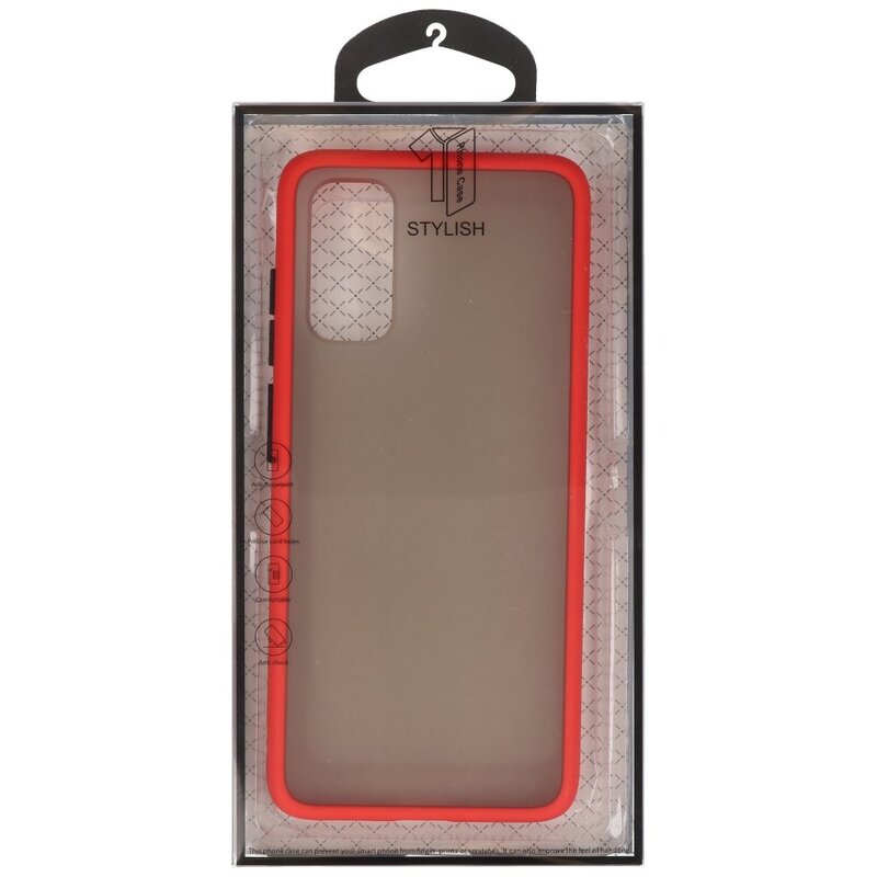 Kleurcombinatie Hard Case voor Galaxy A41 Rood