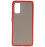 Kleurcombinatie Hard Case voor Galaxy A41 Rood