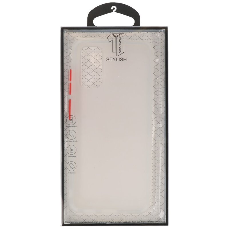 Color combination Hard Case for Galaxy A41 Transparent