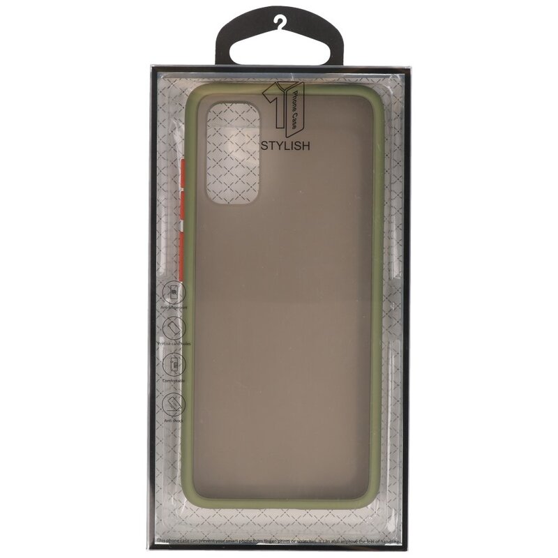 Kleurcombinatie Hard Case voor Galaxy A41 Groen