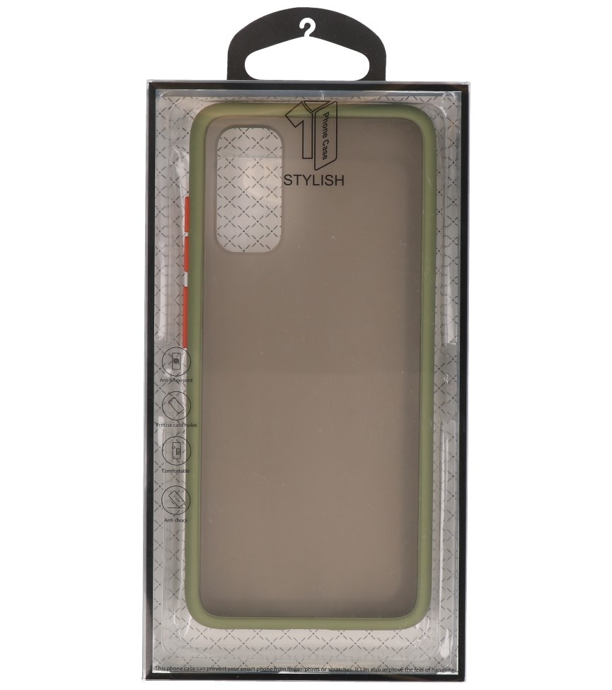 Farbkombination Hard Case für Galaxy A41 Green