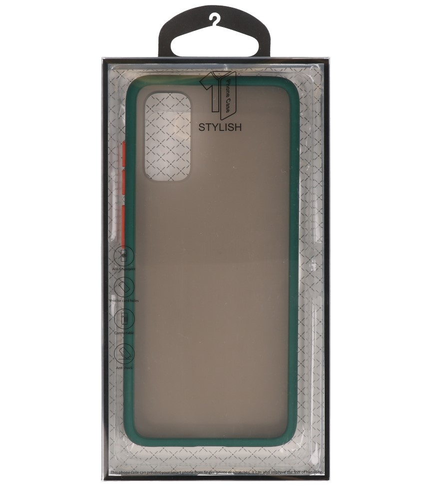 Combinación de colores Hard Case para Galaxy A41 Dark Green