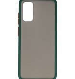 Color combination Hard Case for Galaxy A41 Dark Green