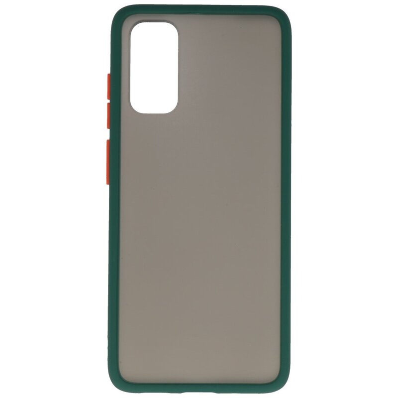 Kleurcombinatie Hard Case voor Galaxy A41 Donker Groen