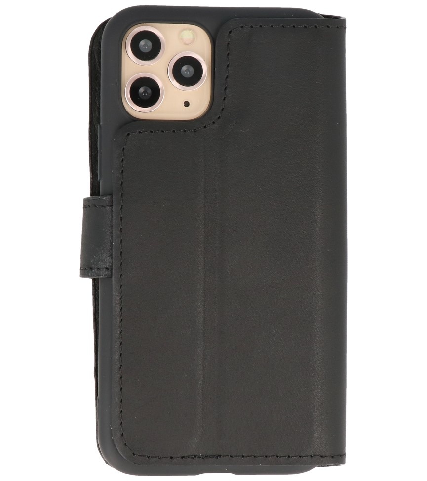 MF Handmade Leather Bookstyle Case iPhone 11 Pro Black
