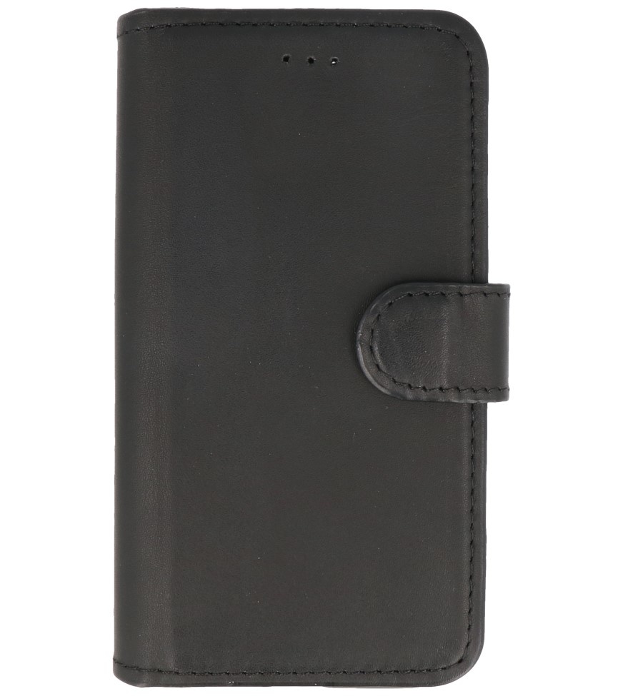Étui Bookstyle MF en cuir fait main iPhone 11 Pro Max Noir
