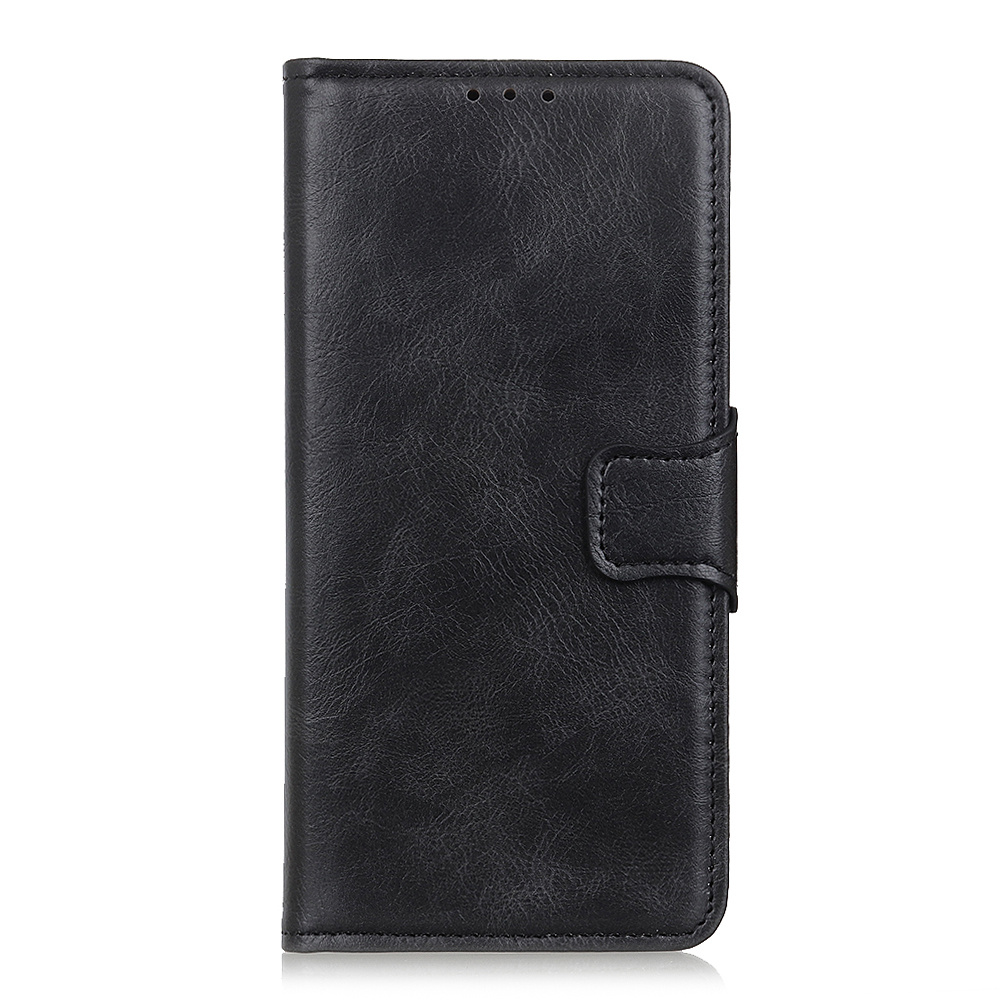 Pull Up PU Leather Bookstyle for Samsung Galaxy A41 Black