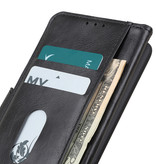 Book pull in pelle PU per Samsung Galaxy S20 nero