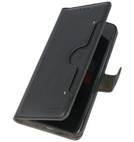 Estuche de lujo tipo billetera para Samsung Galaxy S10 Lite, negro