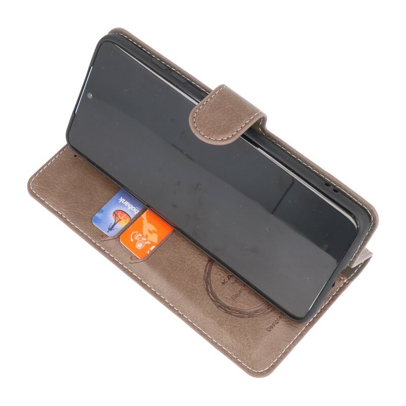 Custodia a portafoglio di lusso per Samsung Galaxy S10 Lite grigia