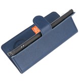 Luxe Portemonnee Hoesje voor Samsung Galaxy Note 10 Lite Navy