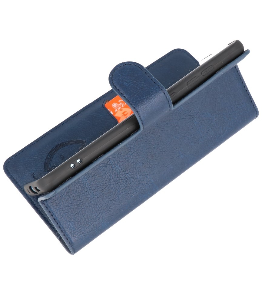 Luxe Portemonnee Hoesje voor Samsung Galaxy Note 10 Lite Navy