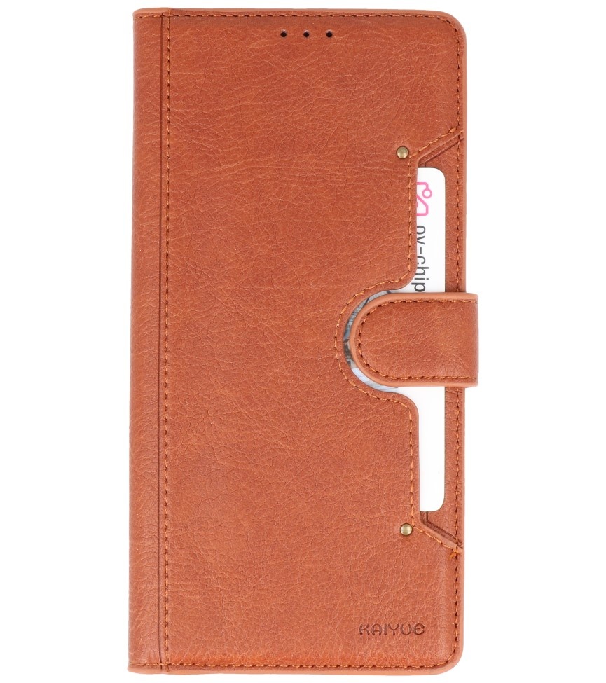 Luksus pung taske til Samsung Galaxy Note 10 Lite Brun