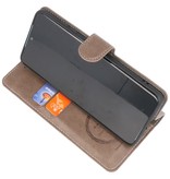 Etui Portefeuille de Luxe pour Samsung Galaxy Note 10 Lite Gris