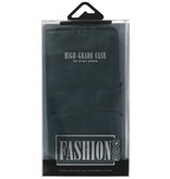 Pull Up PU Leder Bookstyle voor Samsung Galaxy S20 Blauw