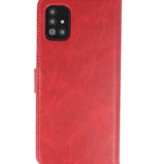 Coque Book 2 en 1 Rico Vitello pour Samsung Galaxy A71 Rouge