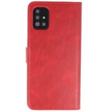 Custodia a libro Rico Vitello 2 in 1 per Samsung Galaxy A71 rossa