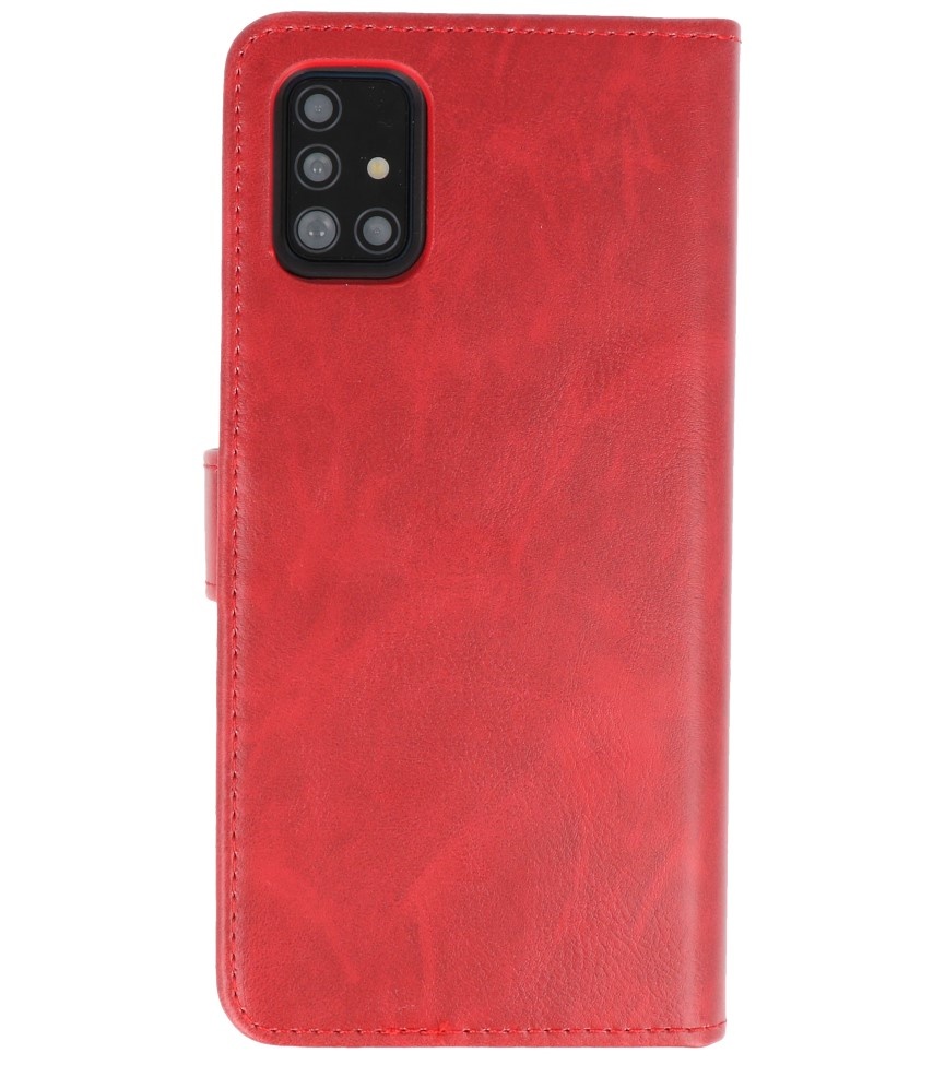 Rico Vitello 2 in 1 Book Case Cover for Samsung Galaxy A71 Red