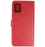 Coque Book 2 en 1 Rico Vitello pour Samsung Galaxy A71 Rouge