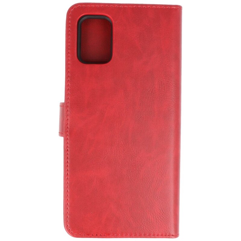 Coque Book 2 en 1 Rico Vitello pour Samsung Galaxy A71 Rouge