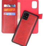Rico Vitello 2 en 1 Book Case Cover para Samsung Galaxy A71 Rojo