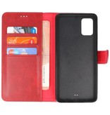 Rico Vitello 2 in 1 Book Case Cover for Samsung Galaxy A71 Red