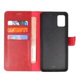 Rico Vitello 2 in 1 Book Case Cover for Samsung Galaxy A71 Red
