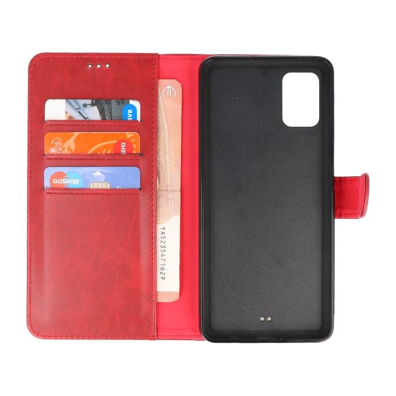 Coque Book 2 en 1 Rico Vitello pour Samsung Galaxy A71 Rouge