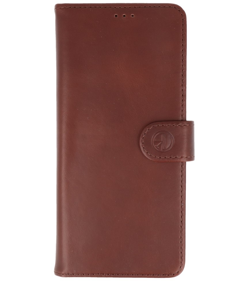 Rico Vitello Genuine Leather Book Type Case for Samsung Galaxy 20 Mocca