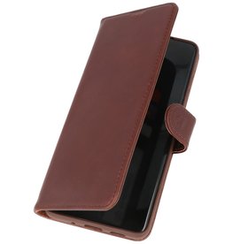 Rico Vitello Funda de cuero genuino Samsung Galaxy 20 Mocca