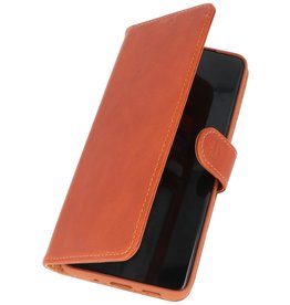 Rico Vitello Funda de cuero genuino Samsung Galaxy 20 Plus Marrón