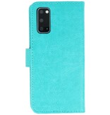 Bookstyle Wallet Cases Hoesje voor Samsung Galaxy S20 Groen