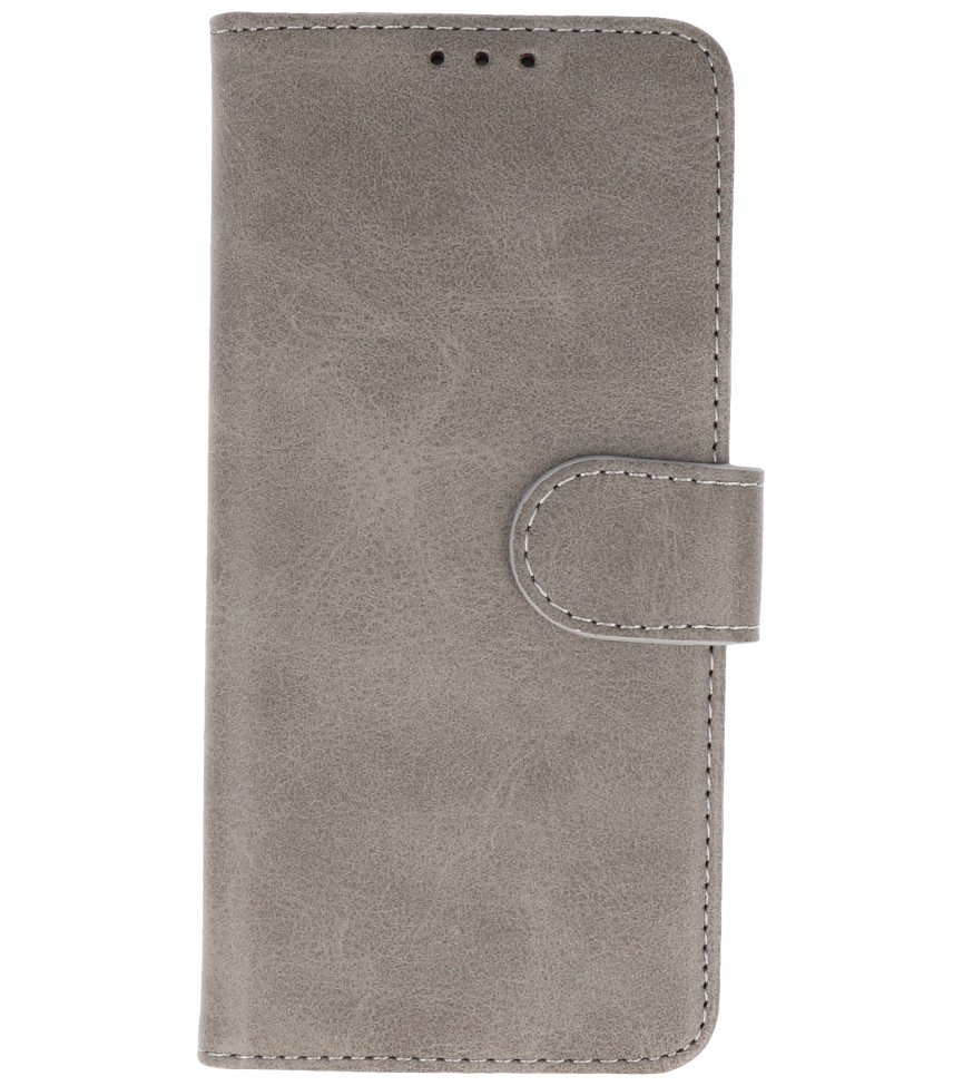 Bookstyle Wallet Cases Hoesje voor Samsung S20 Grijs