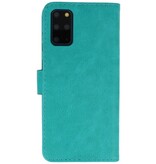Bookstyle Wallet Cases Hoesje voor Samsung Galaxy S20 Plus Groen