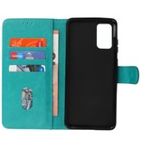 Bookstyle Wallet Cases Hoesje voor Samsung S20 Plus Groen