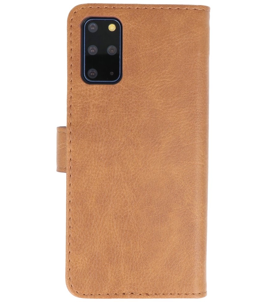 Bookstyle Wallet Cases Hoesje voor Samsung S20 Plus Bruin