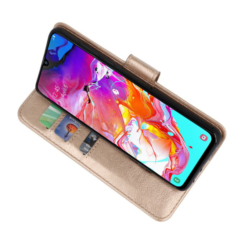 Bookstyle Wallet Cases Hoesje voor Samsung S20 Ulta Goud
