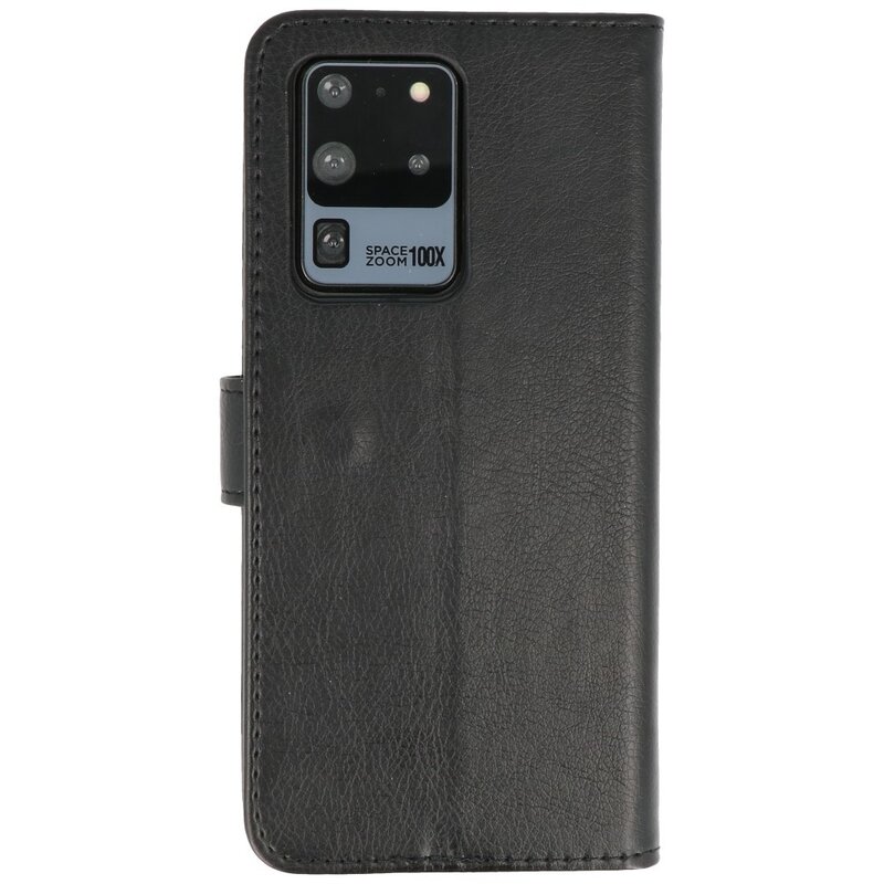 Bookstyle Wallet Cases Hoesje voor Samsung Galaxy S20 Ultra Zwart