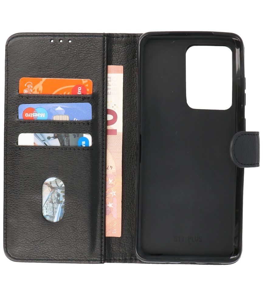 Bookstyle Wallet Cases Hoesje voor Samsung Galaxy S20 Ultra Zwart