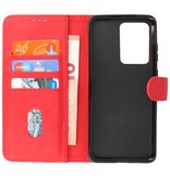 Bookstyle Wallet Cases Hoesje voor Samsung S20 Ulta Rood