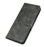 Pull Up PU Leather Bookstyle para Samsung Galaxy M31 Verde Oscuro