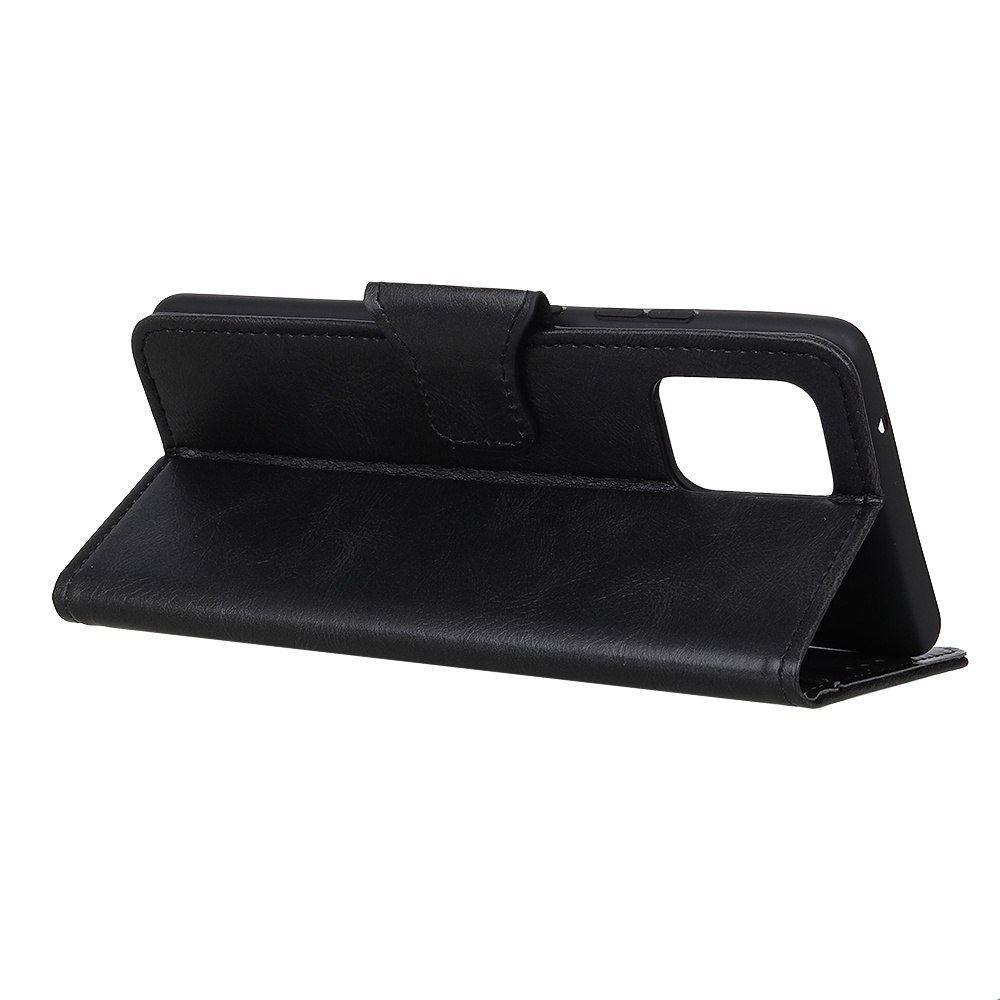 Pull Up PU Leder Bookstyle für Samsung Galaxy A31 Schwarz