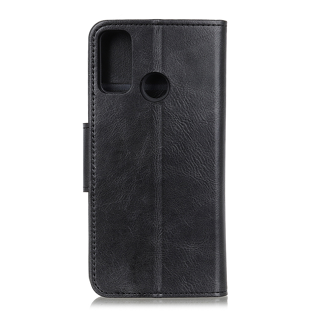Tirez le style de livre en cuir PU pour Samsung Galaxy M31 noir